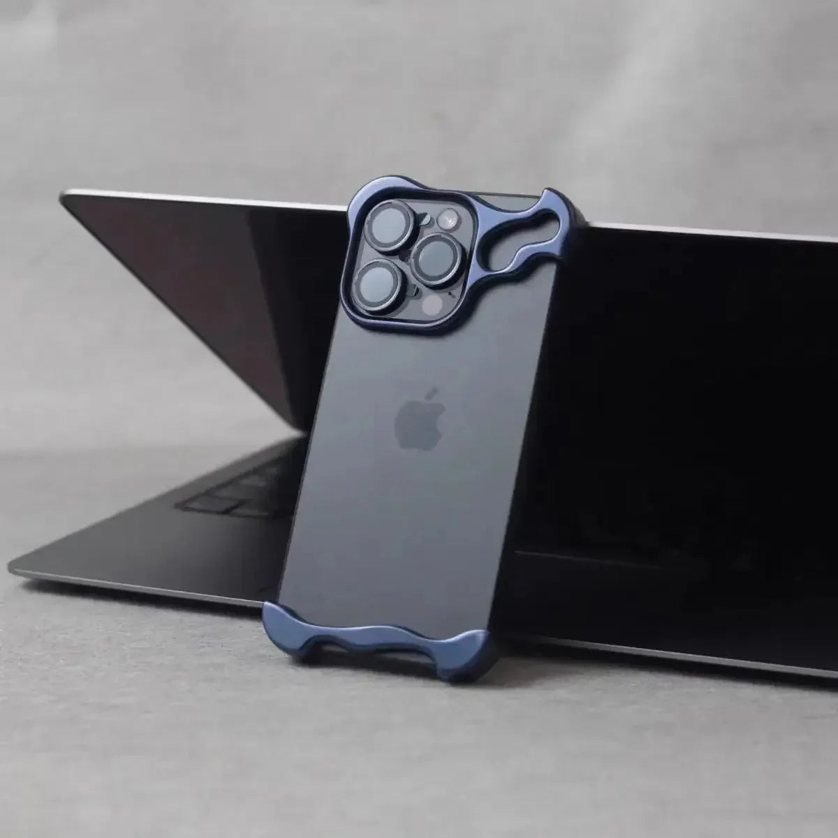 Buy Aluminum Alloy Anti-fall Heat Dissipation Bezel Slim iPhone Case , Pekah at Caseles -Blue, iPhone 16 Pro Max
