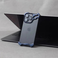 Buy Aluminum Alloy Anti-fall Heat Dissipation Bezel Slim iPhone Case , Pekah at Caseles -Blue, iPhone 16 Pro Max