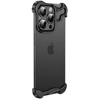Buy Aluminum Alloy Anti-fall Heat Dissipation Bezel Slim iPhone Case , Pekah at Caseles -iPhone 17, Black
