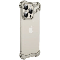 Buy Aluminum Alloy Anti-fall Heat Dissipation Bezel Slim iPhone Case , Pekah at Caseles -iPhone 17, Gray