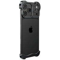 Buy Aluminum Alloy Anti-fall Heat Dissipation Bezel Slim iPhone Case , Pekah at Caseles -iPhone 17 Pro Max, Black