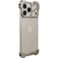 Buy Aluminum Alloy Anti-fall Heat Dissipation Bezel Slim iPhone Case , Pekah at Caseles -iPhone 17 Pro Max, Gold