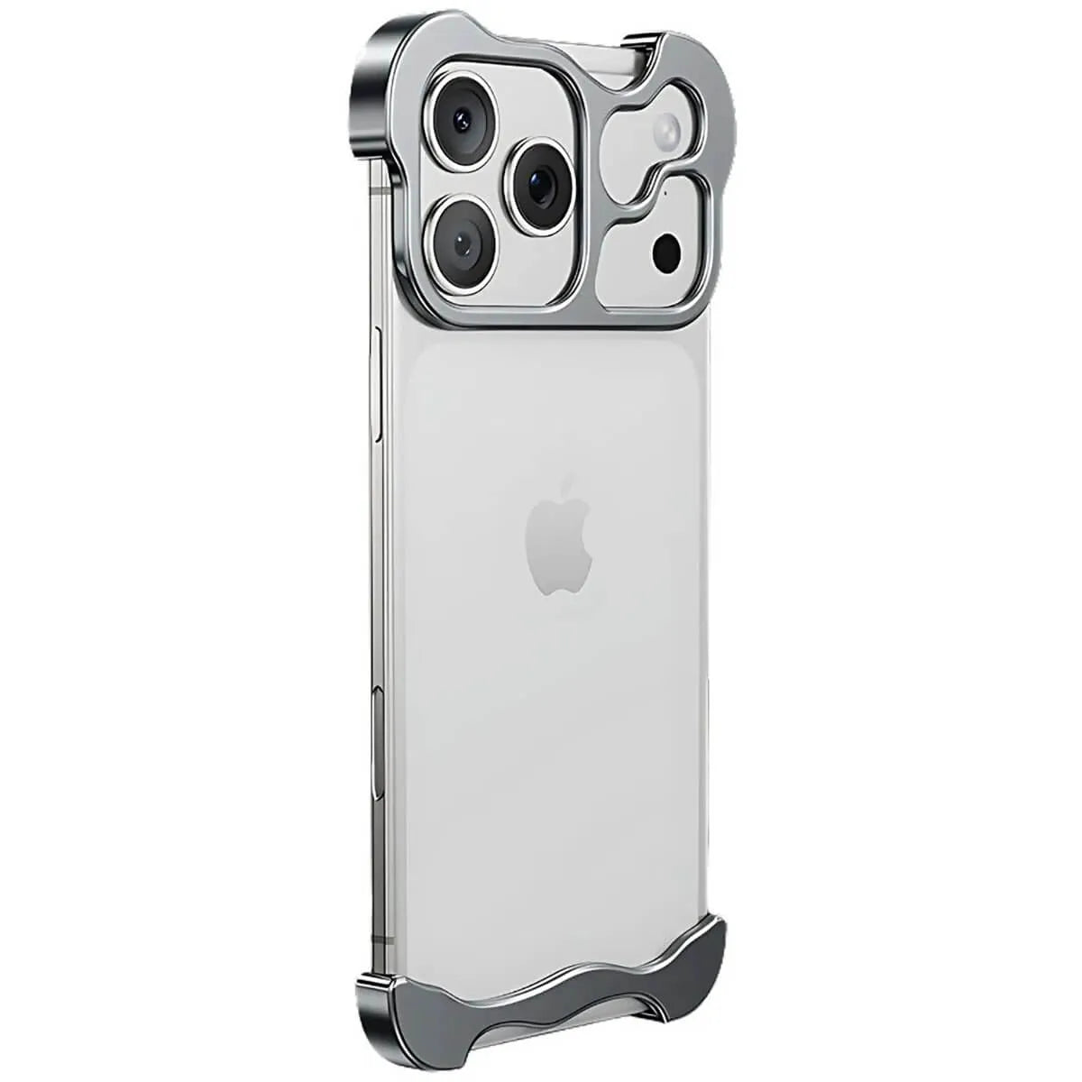 Buy Aluminum Alloy Anti-fall Heat Dissipation Bezel Slim iPhone Case , Pekah at Caseles -iPhone 17 Pro Max, Gray