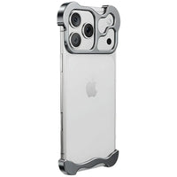 Buy Aluminum Alloy Anti-fall Heat Dissipation Bezel Slim iPhone Case , Pekah at Caseles -iPhone 17 Pro Max, Gray