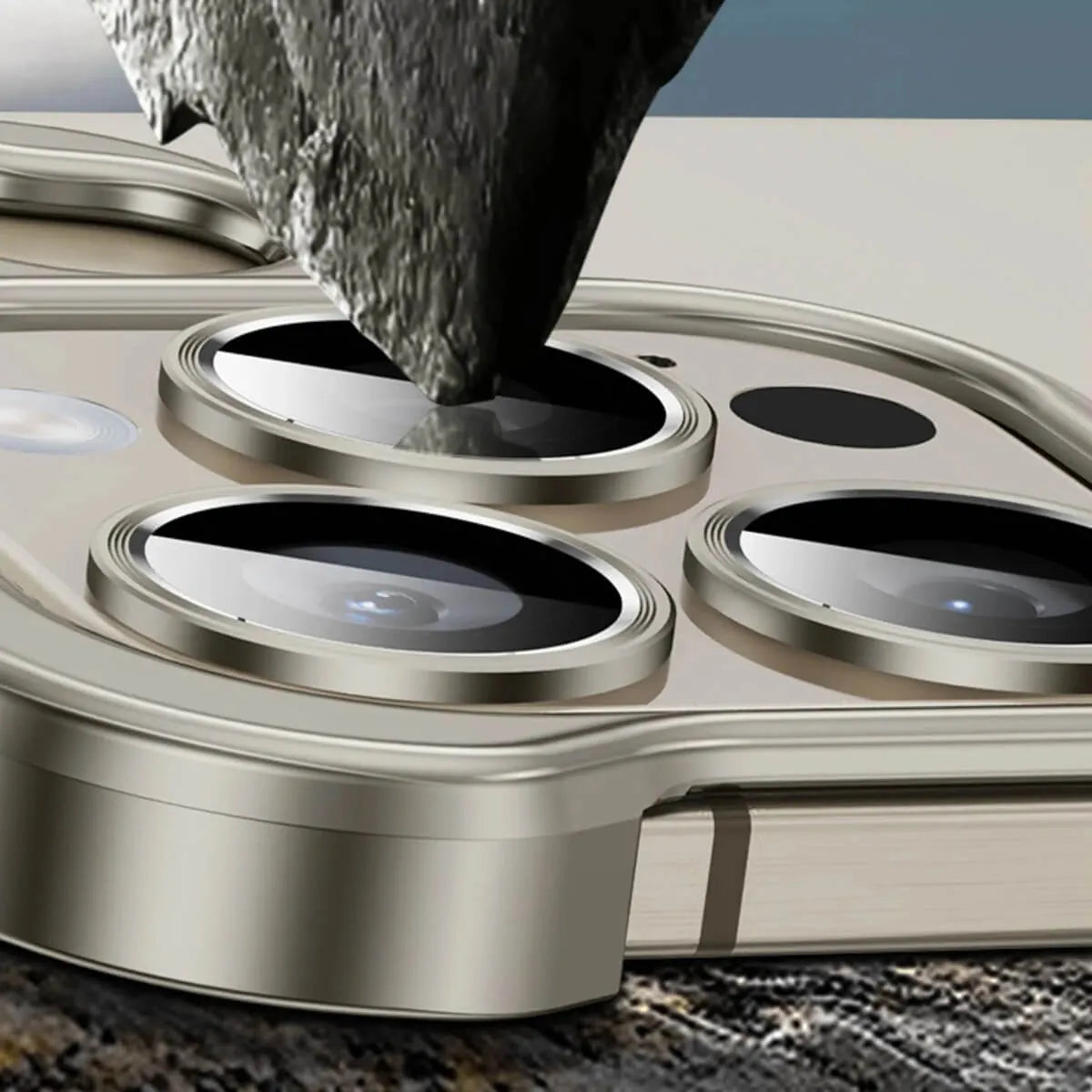 Buy Aluminum Alloy Anti-fall Heat Dissipation Bezel Slim iPhone Case , Pekah at Caseles -iPhone 17 Pro Max, Orange