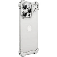 Buy Aluminum Alloy Anti-fall Heat Dissipation Bezel Slim iPhone Case , Pekah at Caseles -iPhone 17, Silver