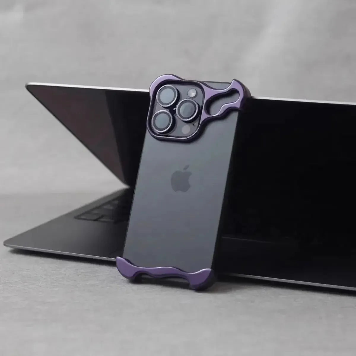 Buy Aluminum Alloy Anti-fall Heat Dissipation Bezel Slim iPhone Case , Pekah at Caseles -Purple, iPhone 16 Pro Max