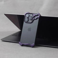 Buy Aluminum Alloy Anti-fall Heat Dissipation Bezel Slim iPhone Case , Pekah at Caseles -Purple, iPhone 16 Pro Max