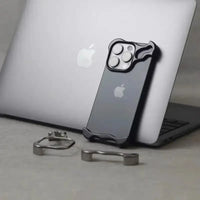 Buy Aluminum Alloy Anti-fall Heat Dissipation Bezel Slim iPhone Case , Pekah at Caseles -Silver, iPhone 16 Pro Max