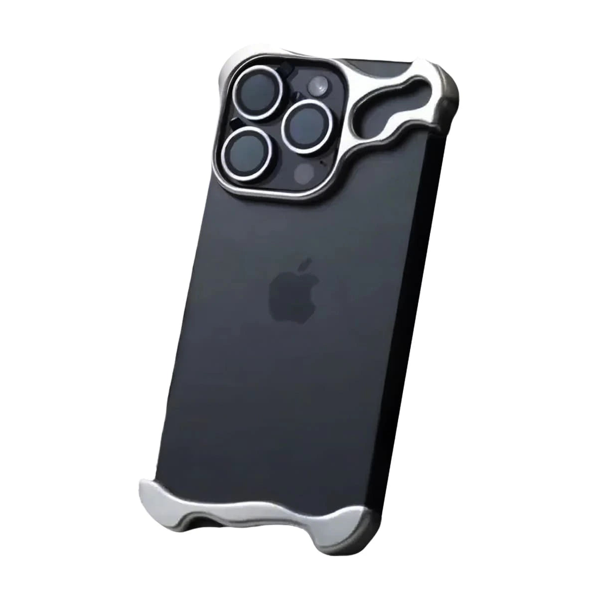 Buy Aluminum Alloy Anti-fall Heat Dissipation Bezel Slim iPhone Case , Pekah at Caseles -Silver, iPhone 16 Pro Max