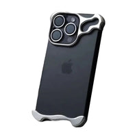 Buy Aluminum Alloy Anti-fall Heat Dissipation Bezel Slim iPhone Case , Pekah at Caseles -Silver, iPhone 16 Pro Max