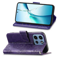 Buy Wallet Case for Motorola, Leather Flip Cover with Card Slots, Wrist Strap, Butterfly Embossed Design, Stand Feature - PENNY at Caseles-Motorola Edge (2026), Rose Gold