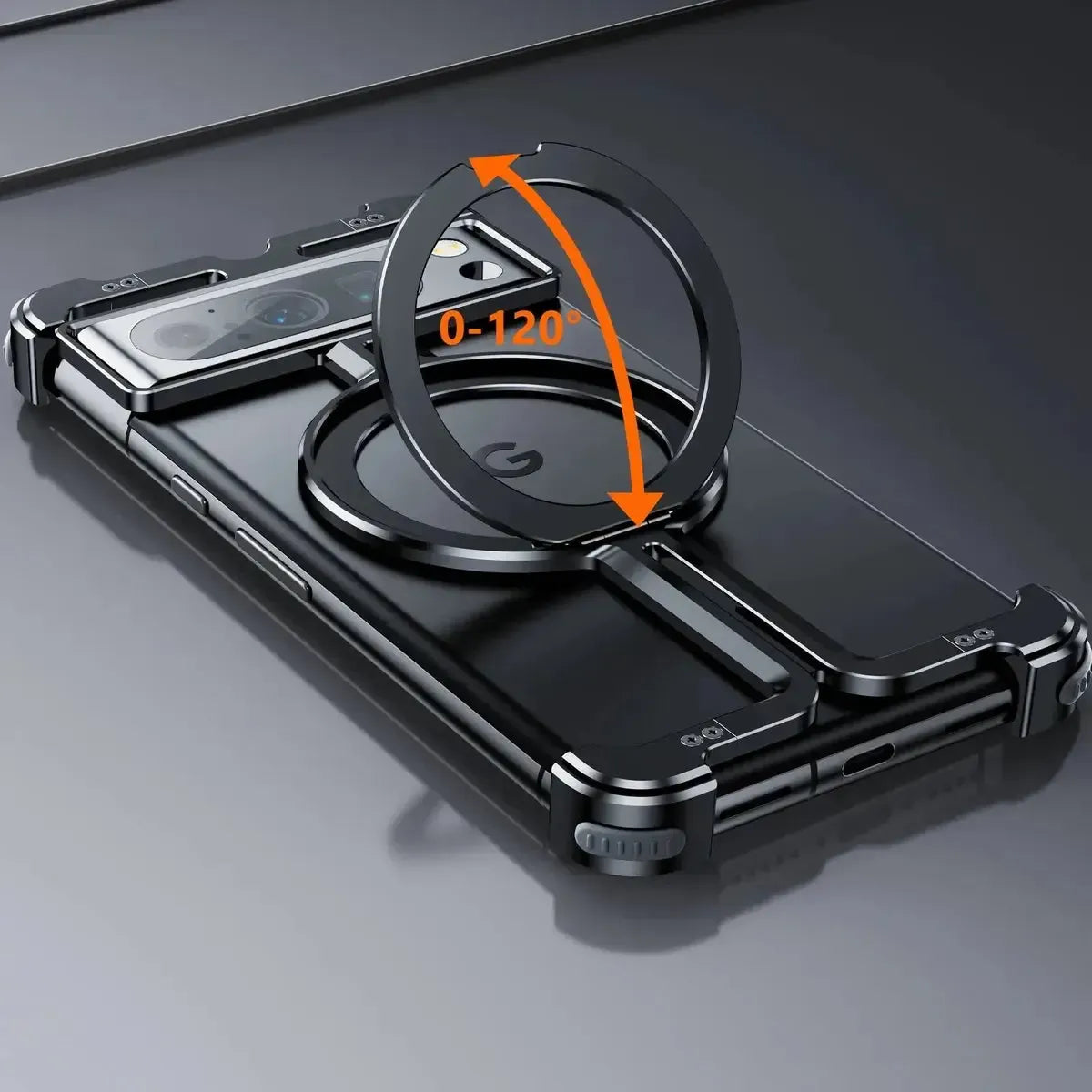 Buy Pie Case, with Invisible Magnetic O-Ring Stand Case, Minimalist Phone Case for Pixel - Pie for pixel at Caseles-Google Pixel 9 Pro Fold, 