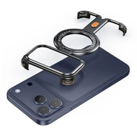 Buy Pie Case, with Invisible Magnetic O-Ring Stand Case, Minimalist Phone Case for iPhone - PIE at Caseles-iPhone 17 Pro Max, Black