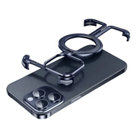 Buy Pie Case, with Invisible Magnetic O-Ring Stand Case, Minimalist Phone Case for iPhone - PIE at Caseles-iPhone 17 Pro Max, Blue