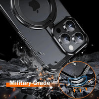 Buy Pie Case, with Invisible Magnetic O-Ring Stand Case, Minimalist Phone Case for iPhone - PIE at Caseles-iPhone 17 Pro Max, Orange