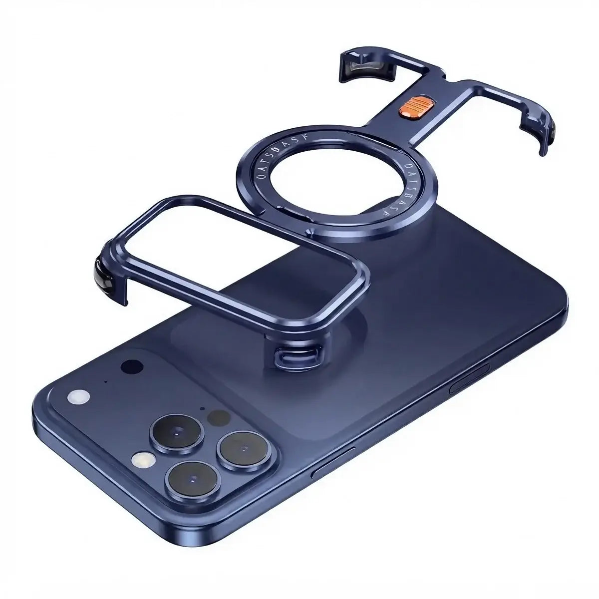 Buy Pie Case, with Invisible Magnetic O-Ring Stand Case, Minimalist Phone Case for iPhone - PIE at Caseles-iPhone 18 Pro Max, Blue