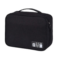 Buy Water-Resistant Travel Storage Case for Cables, Chargers, Power Banks & Mobile Accessories- BOW PHONE BRACELET at Caseles-Black, 