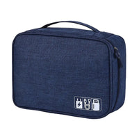 Buy Water-Resistant Travel Storage Case for Cables, Chargers, Power Banks & Mobile Accessories- BOW PHONE BRACELET at Caseles-Blue, 