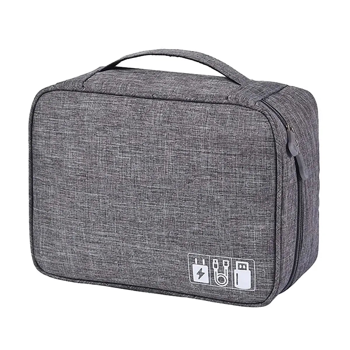 Buy Water-Resistant Travel Storage Case for Cables, Chargers, Power Banks & Mobile Accessories- BOW PHONE BRACELET at Caseles-Gray, 