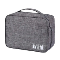 Buy Water-Resistant Travel Storage Case for Cables, Chargers, Power Banks & Mobile Accessories- BOW PHONE BRACELET at Caseles-Gray, 