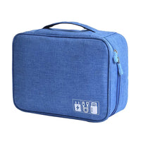 Buy Water-Resistant Travel Storage Case for Cables, Chargers, Power Banks & Mobile Accessories- BOW PHONE BRACELET at Caseles-Light Blue, 