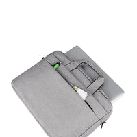 Buy Multifunctional Laptop Sleeve – Waterproof Portable Bag with Shoulder Strap, Fits 14.1-15.6” Laptops, Compatible with MacBook & More - Caseles 360 Protective Laptop Shoulder Bag at Caseles-14.1-15.4 inch, Gray
