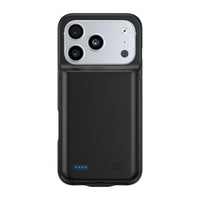 Buy Classic Battery Phone Case, Portable Charging Case, Support Wired Headphone, Ultra Slim Portable Rechargeable Battery Pack Charging - POWER CASE at Caseles-iPhone 17 Pro Max, Black