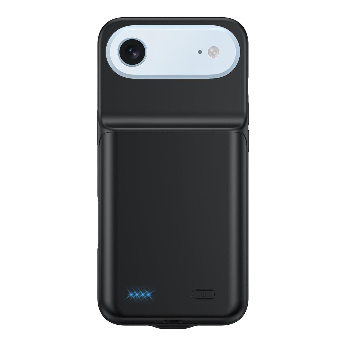 Buy Classic Battery Phone Case, Portable Charging Case, Support Wired Headphone, Ultra Slim Portable Rechargeable Battery Pack Charging - POWER CASE at Caseles-iPhone Air, Black