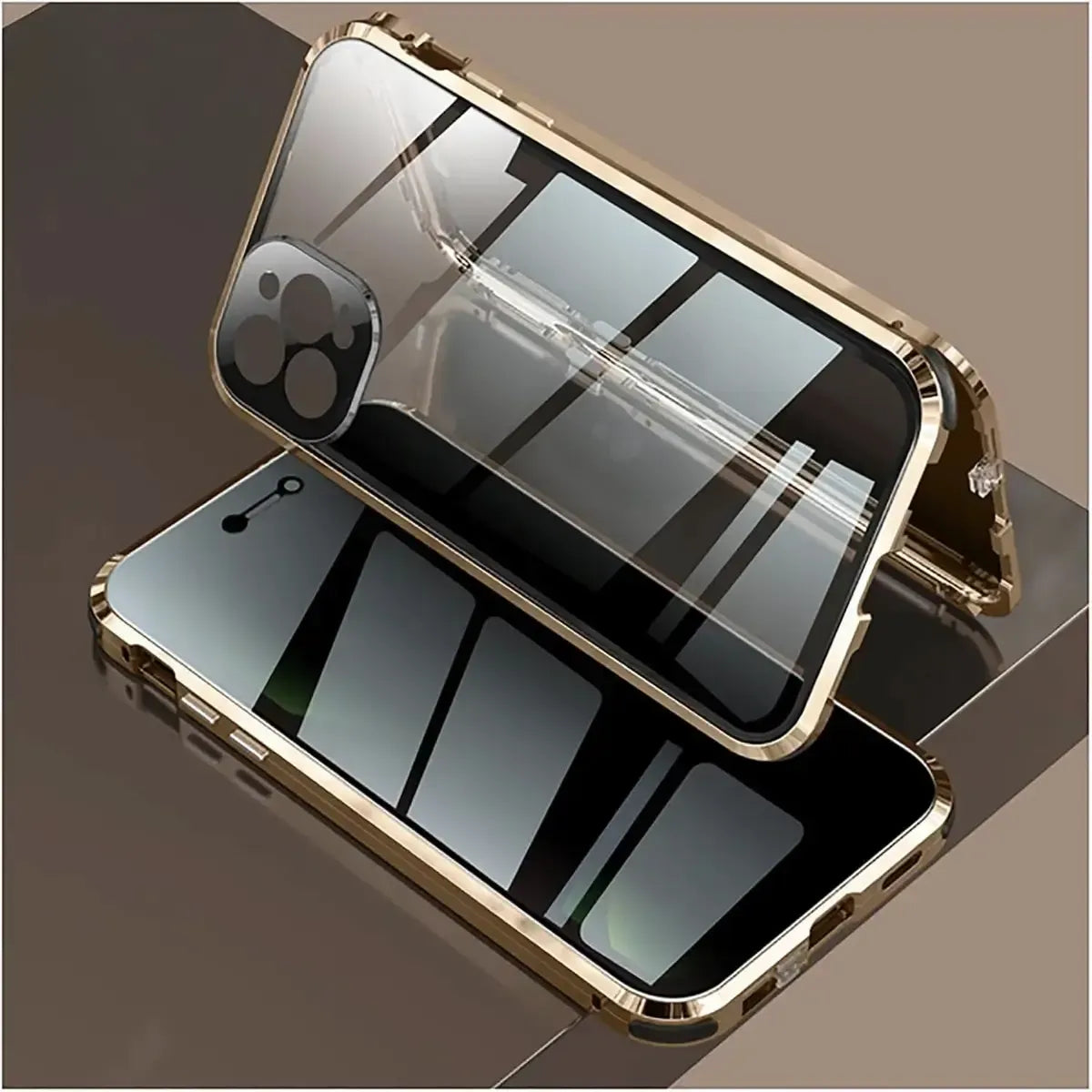 Buy Caseles Classic Rotating Case for iPad, 360° Rotating Flip Leather Stand Auto Sleep and Wake Protective Smart Case at Caseles-iPhone 16 Pro Max, Gold