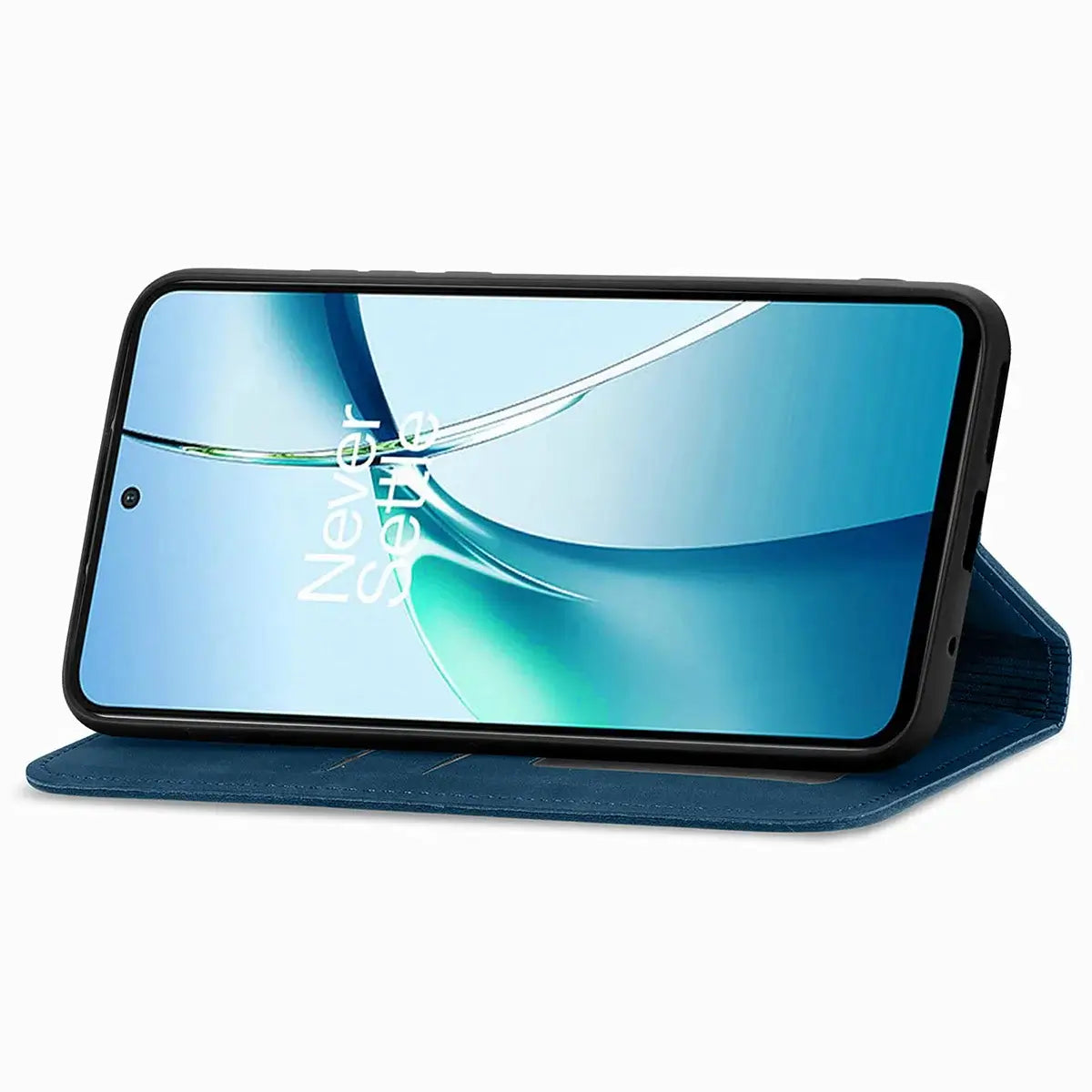 Buy Skin Touch Leather Wallet Case with Magnetic Closure, Slim Card Holder Flip Cover with Foldable Kickstand, Shockproof Protective Phone Case - Rhodes at Caseles-Motorola Edge Plus (2026), Bronze