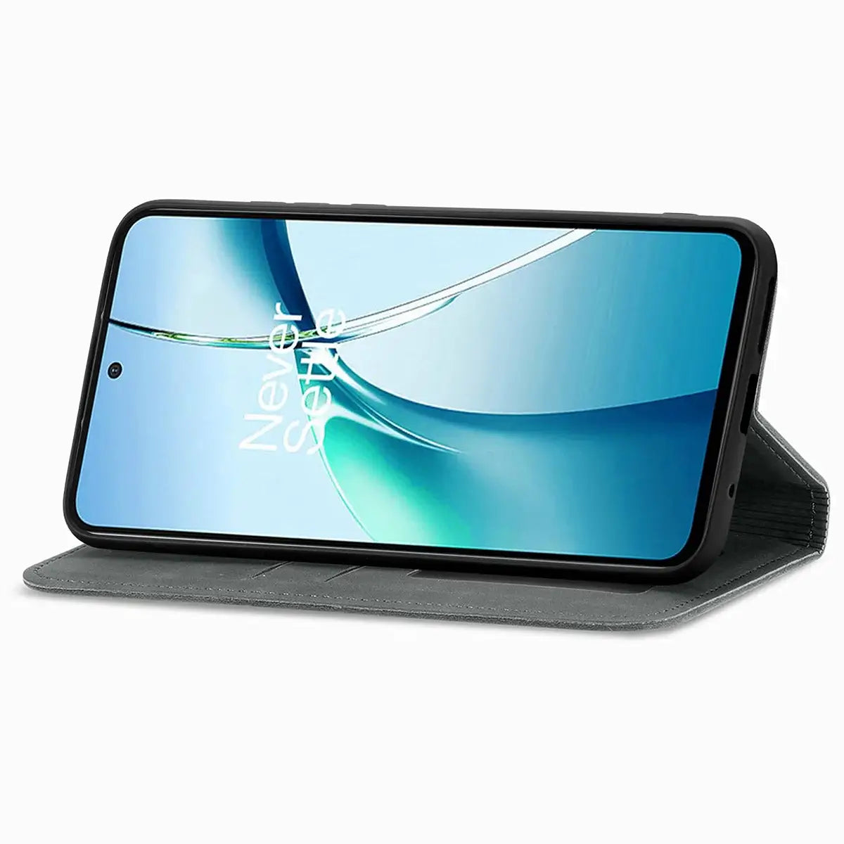 Buy Skin Touch Leather Wallet Case with Magnetic Closure, Slim Card Holder Flip Cover with Foldable Kickstand, Shockproof Protective Phone Case - Rhodes at Caseles-Motorola Edge Plus (2026), Bronze