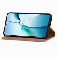 Buy Skin Touch Leather Wallet Case with Magnetic Closure, Slim Card Holder Flip Cover with Foldable Kickstand, Shockproof Protective Phone Case - Rhodes at Caseles-Motorola Edge Plus (2026), Bronze