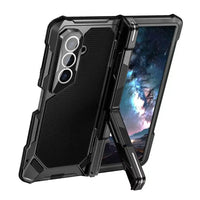 Buy Heavy-Duty Magnetic Case with Built-In PET Screen Protector, Hinge Guard & 18FT Drop Defense - ROOK at Caseles-Samsung Galaxy Z Fold 8 Ultra, Black