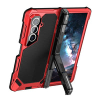 Buy Heavy-Duty Magnetic Case with Built-In PET Screen Protector, Hinge Guard & 18FT Drop Defense - ROOK at Caseles-Samsung Galaxy Z Fold 8 Ultra, Black