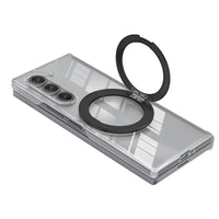 Buy Caseles Z Fold 7, Z Flip 7 360° Rotatable Stand Ring Holder, Compatible with Magsafe, Magnetic Kickstand Shockproof Cover - ROWEN at Caseles-Samsung Galaxy Z Fold 7, Black