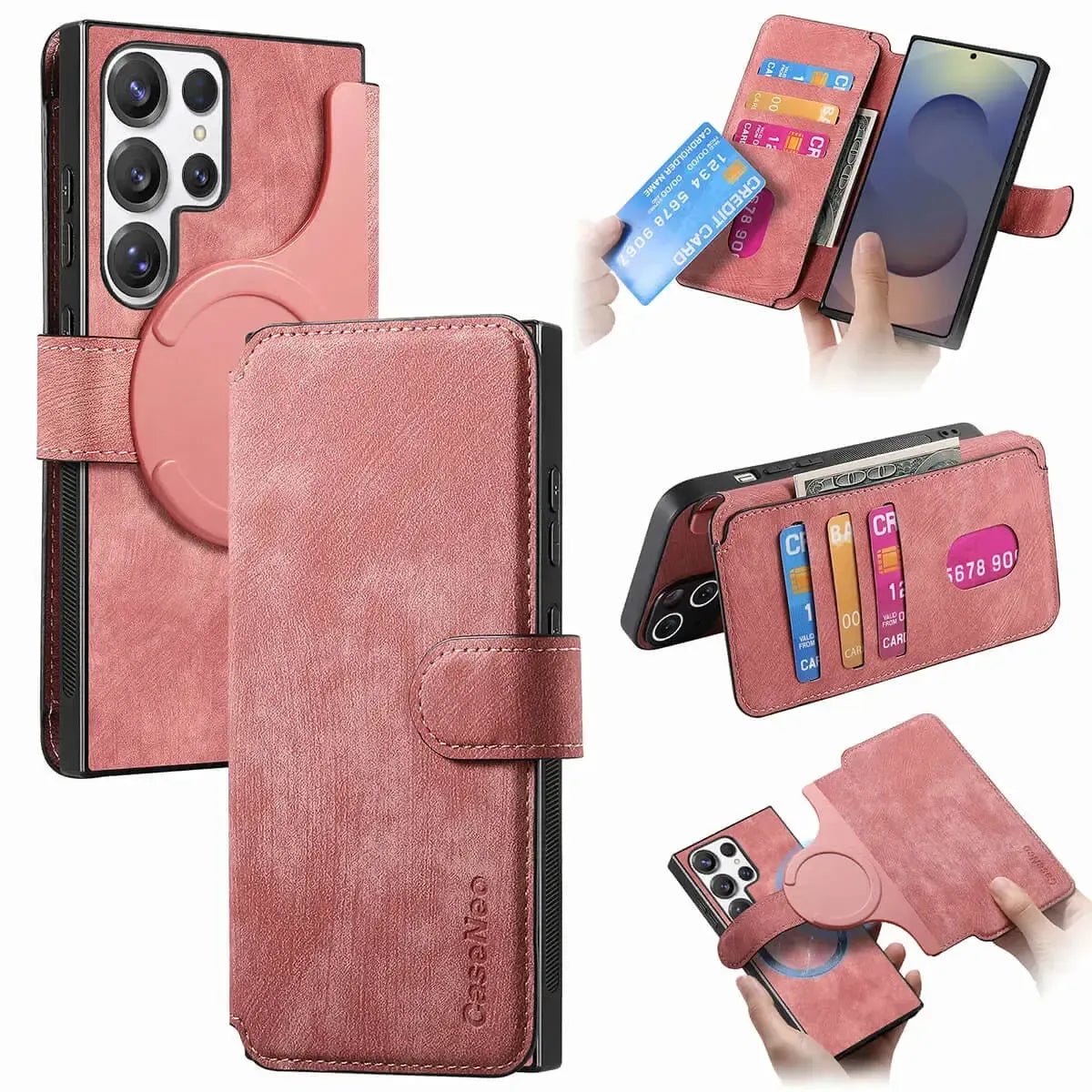 Magnetic Flip Phone Case with Card Holder Magnetic Flip Phone Case with Card Holder