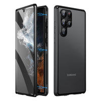 Buy Samsung protects HD Double-sided tempered glass strong magnetic anti-peeping mobile phone case - SAMSUNG HD SCREEN COVER at Caseles-Samsung Galaxy S25 Ultra, Black