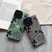 Buy Chrome Hearts Phone Case for iPhone, Thickened Anti-fall Phone Case - Seth at Caseles-iPhone 16 Pro Max, Green