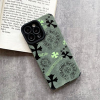 Buy Chrome Hearts Phone Case for iPhone, Thickened Anti-fall Phone Case - Seth at Caseles-iPhone 16 Pro Max, Green