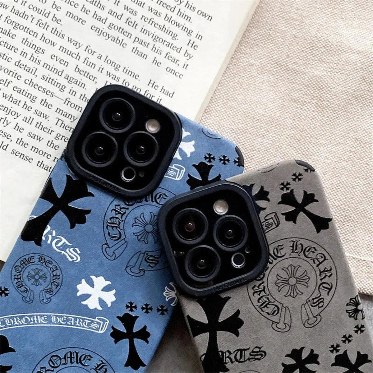Buy Chrome Hearts Phone Case for iPhone, Thickened Anti-fall Phone Case - Seth at Caseles-iPhone 16 Pro Max, Green