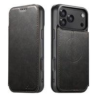 Buy Classic Wallet Phone Case, Support MagSafe Wireless Charging, Magnetic Flip, Premium Leather - SHAKAR at Caseles-iPhone 17 Pro Max, Shakar-Brown