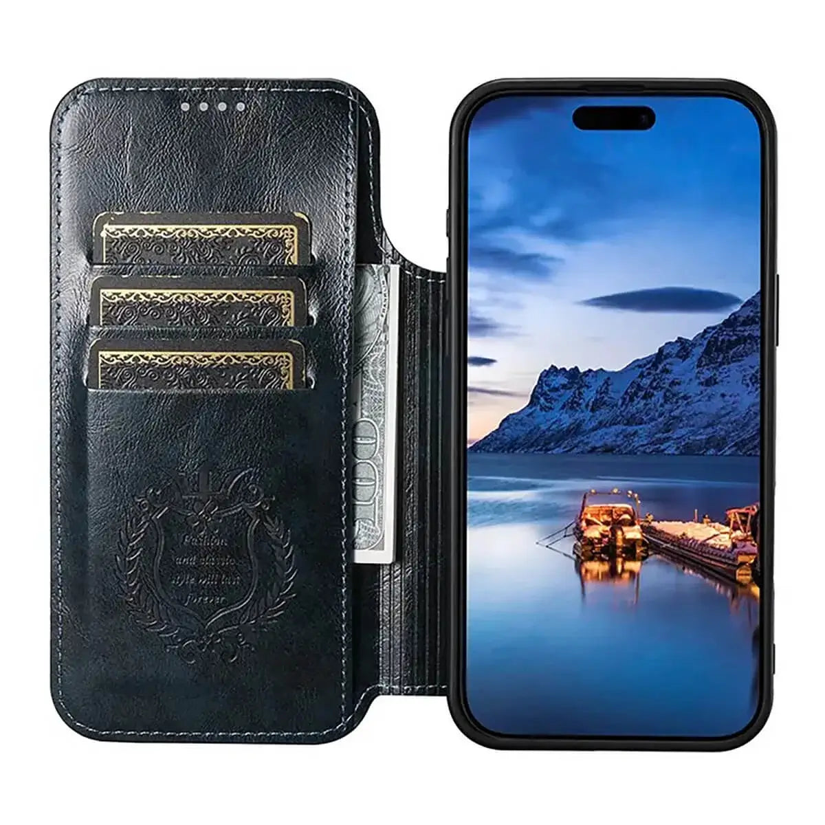 Buy Classic Wallet Phone Case, Support MagSafe Wireless Charging, Magnetic Flip, Premium Leather - SHAKAR at Caseles-iPhone 17 Pro Max, Shakar-Brown