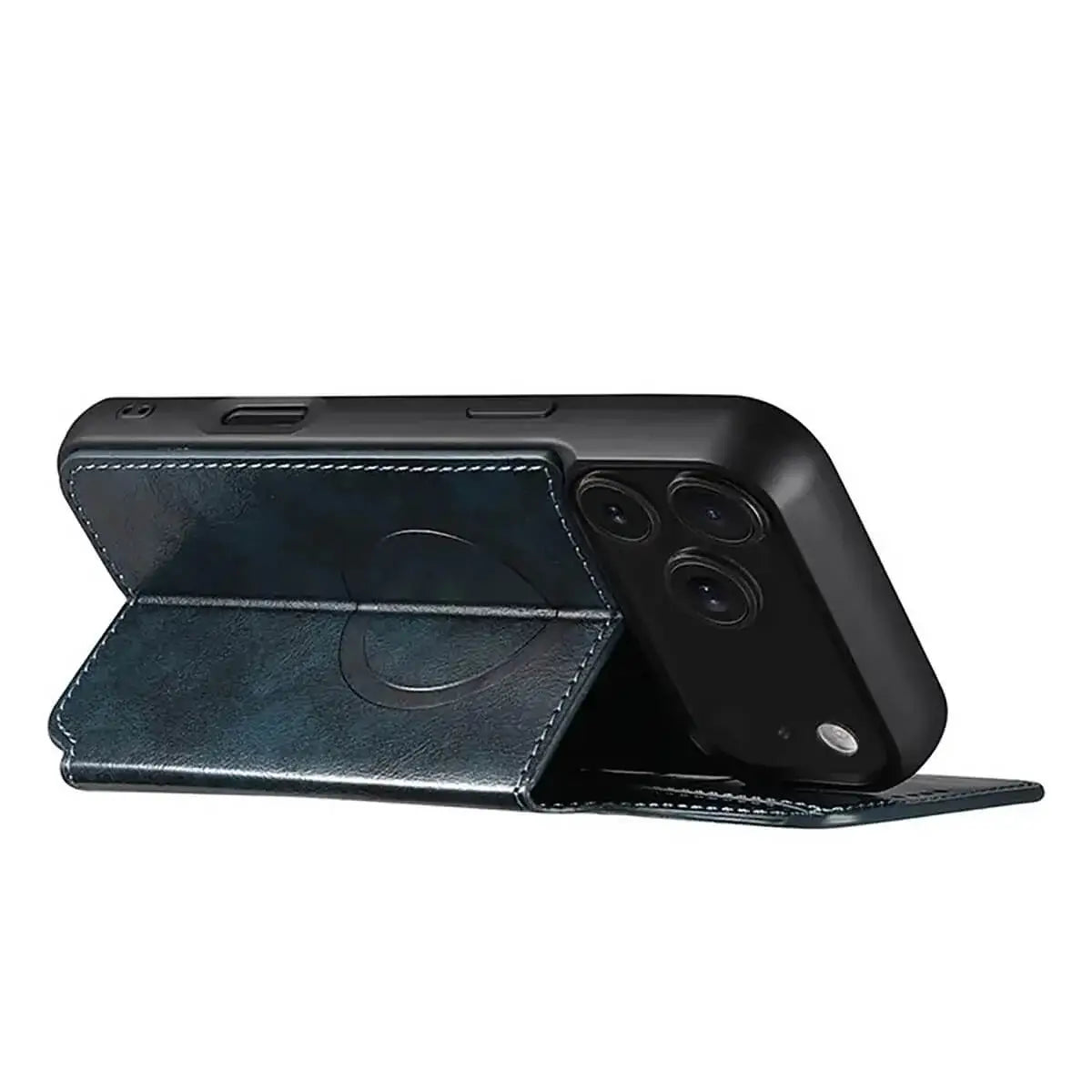 Buy Classic Wallet Phone Case, Support MagSafe Wireless Charging, Magnetic Flip, Premium Leather - SHAKAR at Caseles-iPhone 17 Pro Max, Shakar-Brown