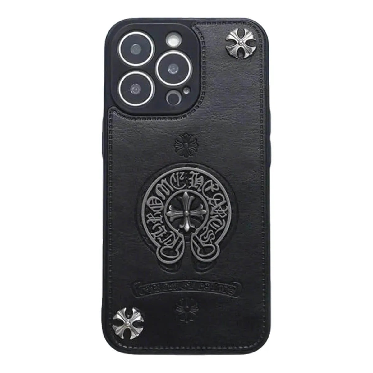 Buy Chrome Hearts Style Phone Case for iPhone, Thickened Anti-fall Phone Case - Simon at Caseles-iPhone 16 Pro Max, Style 2