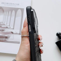 Buy Camellia Quilted Case with 1.2m Crossbody Strap, Universal Single & Dual Hole Attachment, Shockproof Fashion Cover - SIRAN at Caseles-Samsung Galaxy S25 Ultra, Quilting