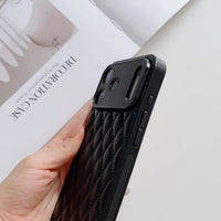 Buy Camellia Quilted Case with 1.2m Crossbody Strap, Universal Single & Dual Hole Attachment, Shockproof Fashion Cover - SIRAN at Caseles-Samsung Galaxy S25 Ultra, Quilting