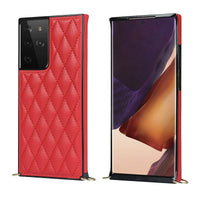 Buy Crossbody Leather Phone Case for Lady, with Detachable Adjustable Strap - SIRAN at Caseles-Samsung Galaxy S25 Ultra, Smita-Black