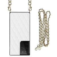 Buy Crossbody Leather Phone Case for Lady, with Detachable Adjustable Strap - SIRAN at Caseles-Samsung Galaxy S25 Ultra, Smita-Black