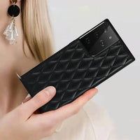 Buy Crossbody Leather Phone Case for Lady, with Detachable Adjustable Strap - SIRAN at Caseles-Samsung Galaxy S25 Ultra, Smita-Black